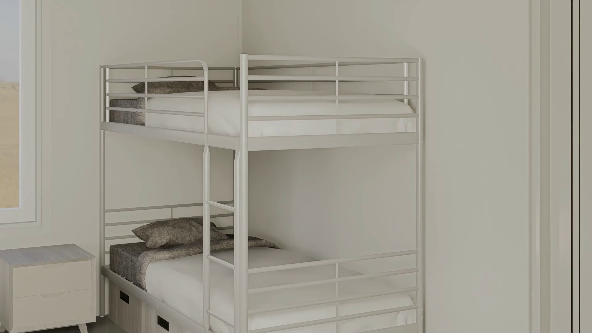 Field Units bunk room rendering