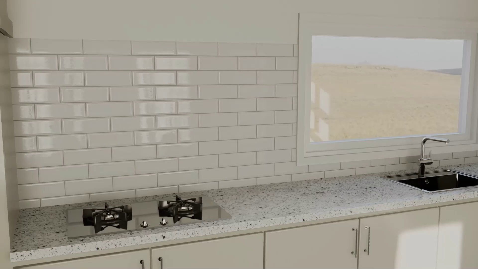 Field Units kitchen rendering